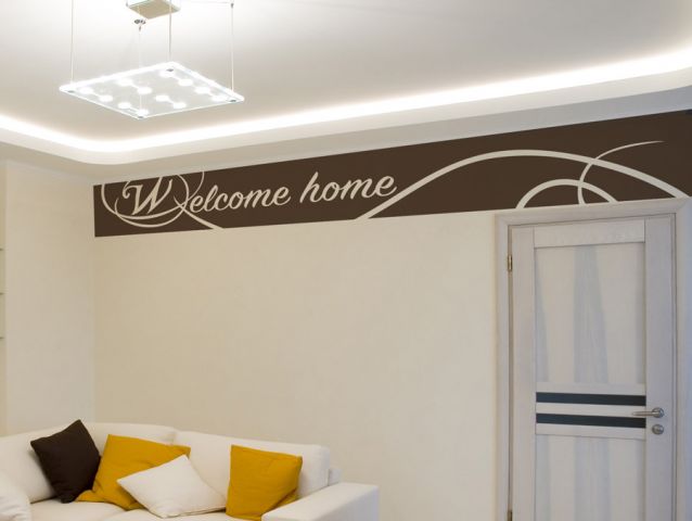 מדבקת באנר | Welcome home