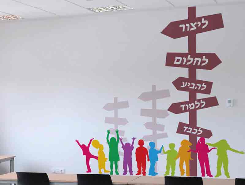 מדבקת קיר | כיוונים
